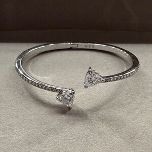 Swarovski Heart Bangle Bracelet